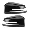 2pcs Side Rearview Mirror Cover Decorative Trim Cap Fit for Mercedes Benz A B C E CLS CLA GLA