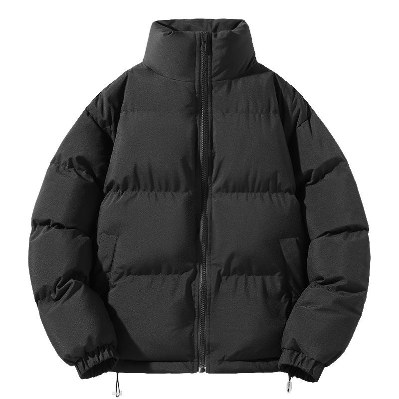 

Новые хлопковые куртки для пар на осень и зиму, утолщенные и модные однотонные теплые и высококлассные хлопковые куртки 4XL