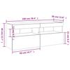 Wall Mounted TV Cabinet with RGB LED Lights White 100 x 30 x 40 cm