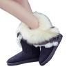 Winter, imitation fox fur rabbit fur snow boots medium boots thermal shoes fringed cotton shoes