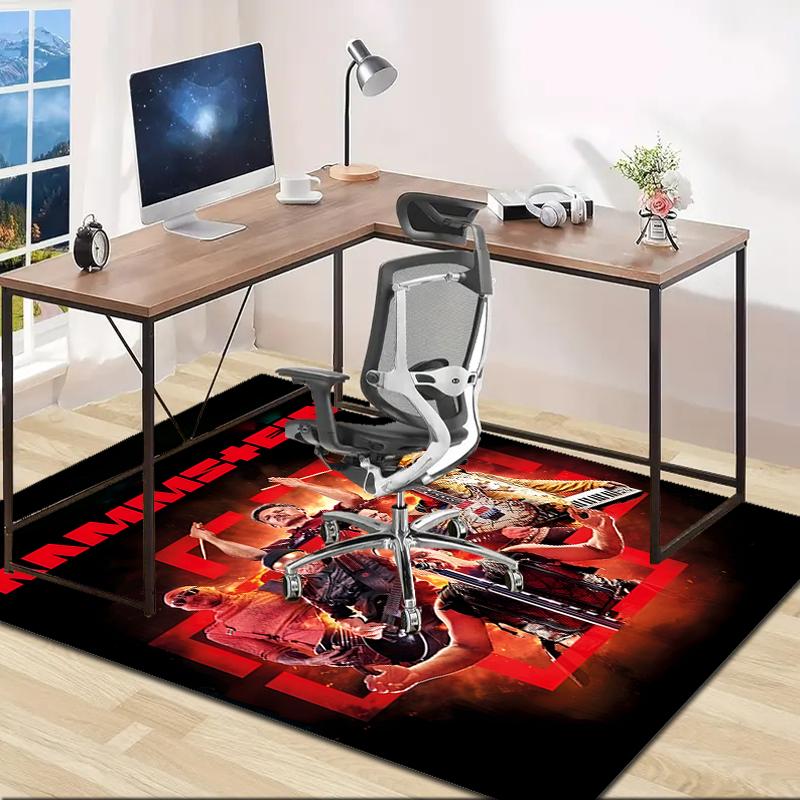 1pc Rammstein3 Design Area Rug - Non-Slip, Soft & Cozy Floor Mat for Living Room, Bedroom, Office - Indoor/Outdoor Decorative Carpet