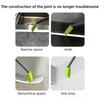 9 in 1 Glass Glue Angle Scraper Smoothing Trimming Edge Cleaning Residual Glue Tile Seam Special Tool Multi-Angle Caulk Tool