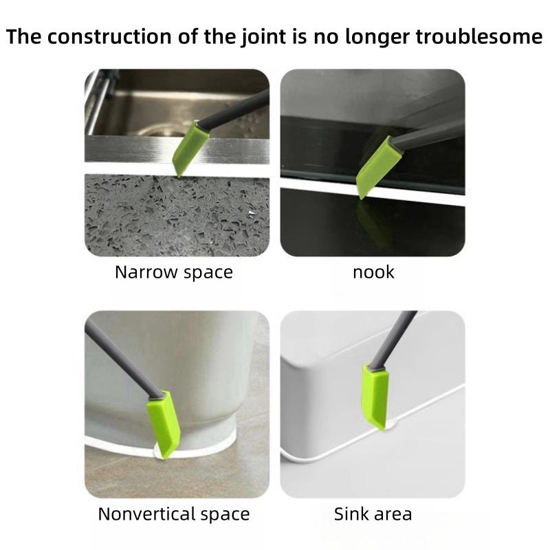 9 in 1 Glass Glue Angle Scraper Smoothing Trimming Edge Cleaning Residual Glue Tile Seam Special Tool Multi-Angle Caulk Tool