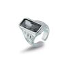 Minimalist Rhinestone Open Ring For Women Korean Fashion Geometry Adjustable Knuckle Ring Party Jewelry Lady Gift