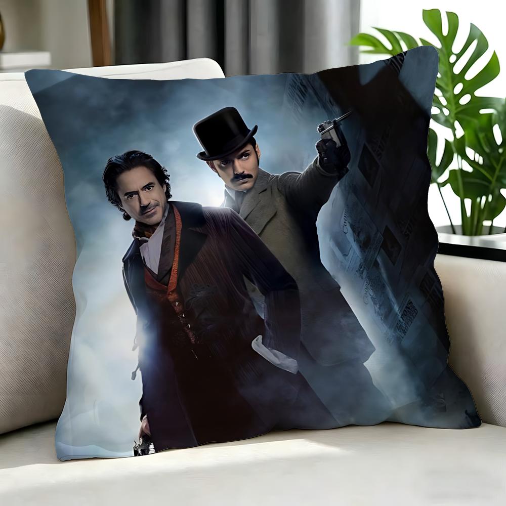 character Sherlock Holmes Cushion Cover Cushion Cover Set Pcs x x x Pillowcase Decorative Sofa Home Decor