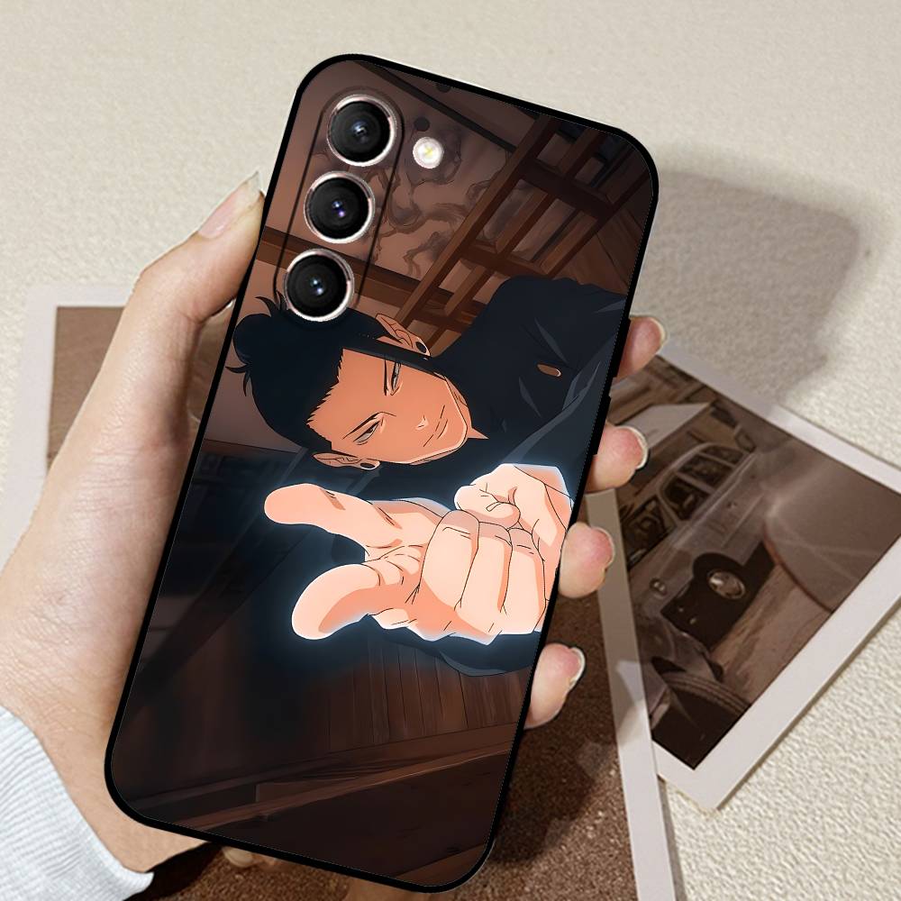 Suguru Geto Phone Case Black Ultra-thin Shockproof Case For Samsung S24/S25/S22/S30/Note20/Lite/Ultra/5G/Plus/FE