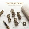 New Retro Brass Four Heavenly Kings Statues Desktop Ornaments Antique Miscellanea Buddha Bronze Carvings Vintage Bronzeware