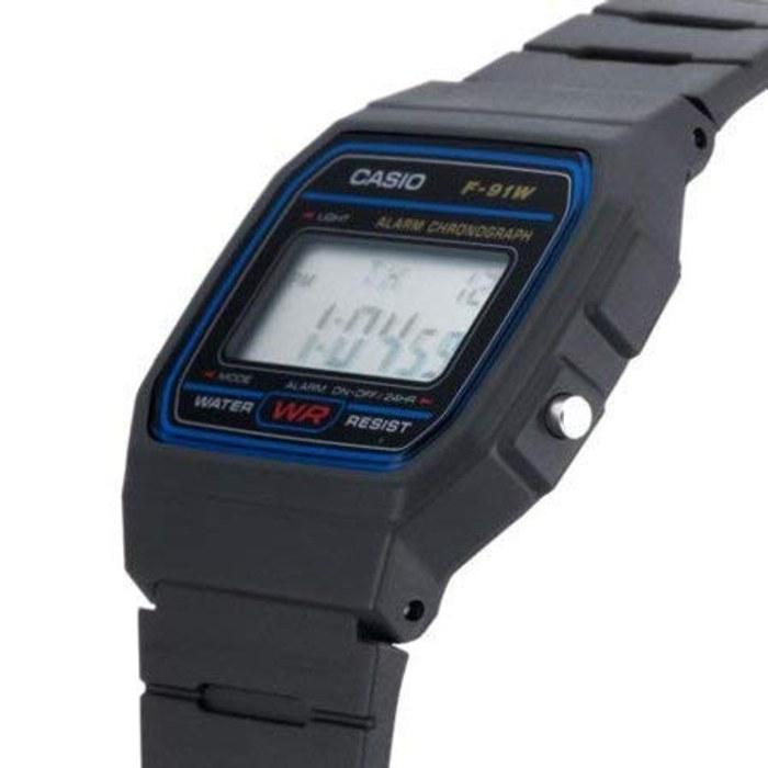 Casio Watch Standard Digital F-91W-1 (Black)