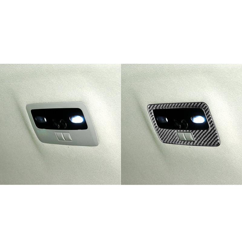 Carbon Fiber Car Accessories Rear Readinglight Panel Modified Interior Trim Cover Sticker For Lexus GS 2006 2007 2008 2009-2011