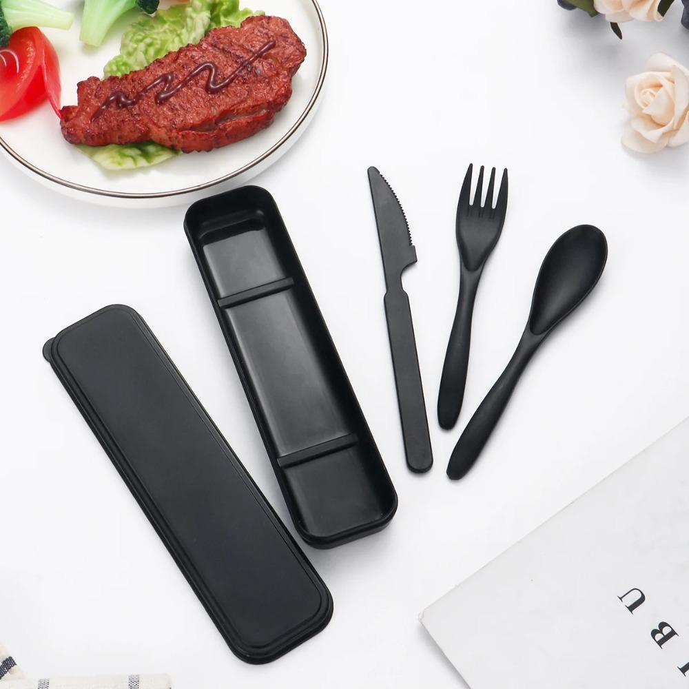 1/2/4 Stück Plastikbesteck Besteckset für Restaurant Zuhause Küche Reise Arbeit Picknick Camping wiederverwendbar