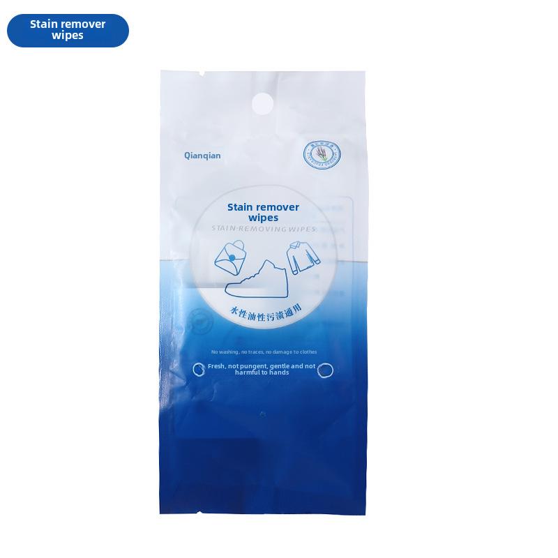 Lenços de Limpeza Portáteis para Manchas e Óleo em Roupas e Sapatos