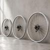 Single Speed Bicycle Rear Wheel Rim 26 Inch Metal Spoke Complete Assembly