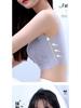 Lace Mesh Seamless Vest-Style Wire-Free Plus Size Bra with Beautiful Back Design