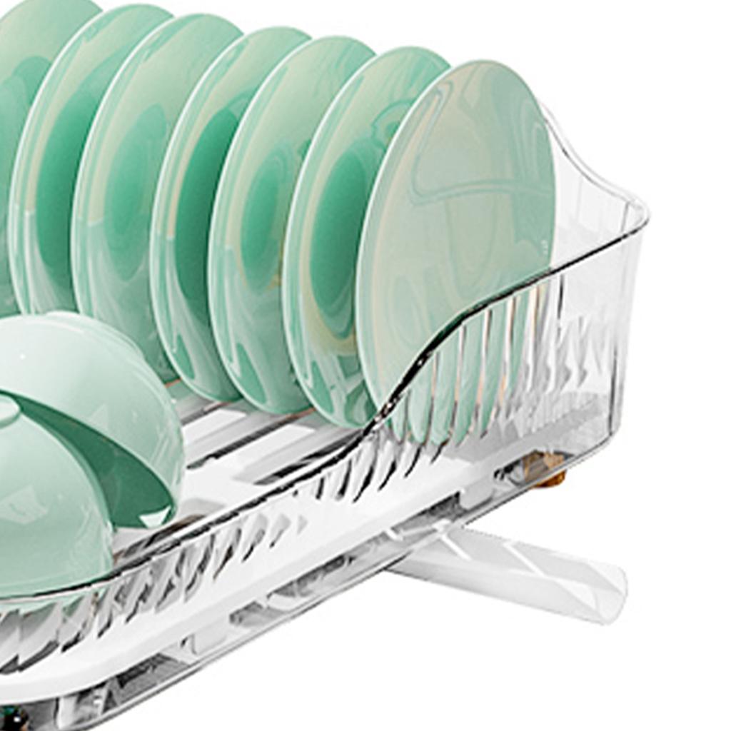 Ociekacz na naczynia Wielofunkcyjny Duża pojemność Odłączany Oszczędzający miejsce Otwory drenażowe Ociekacz do zlewu na blat kuchenny