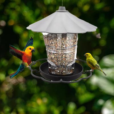 Vogelfutterspender, zusammenklappbar, breite Anwendung, Kunststoff, sichtbarer Mini-Kolibri-Futterbehälter zum Aufhängen für den Garten