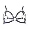 Leather Chest Wrap Revealing Top - Intimate SM Queen Outfit for Training & K9 Play