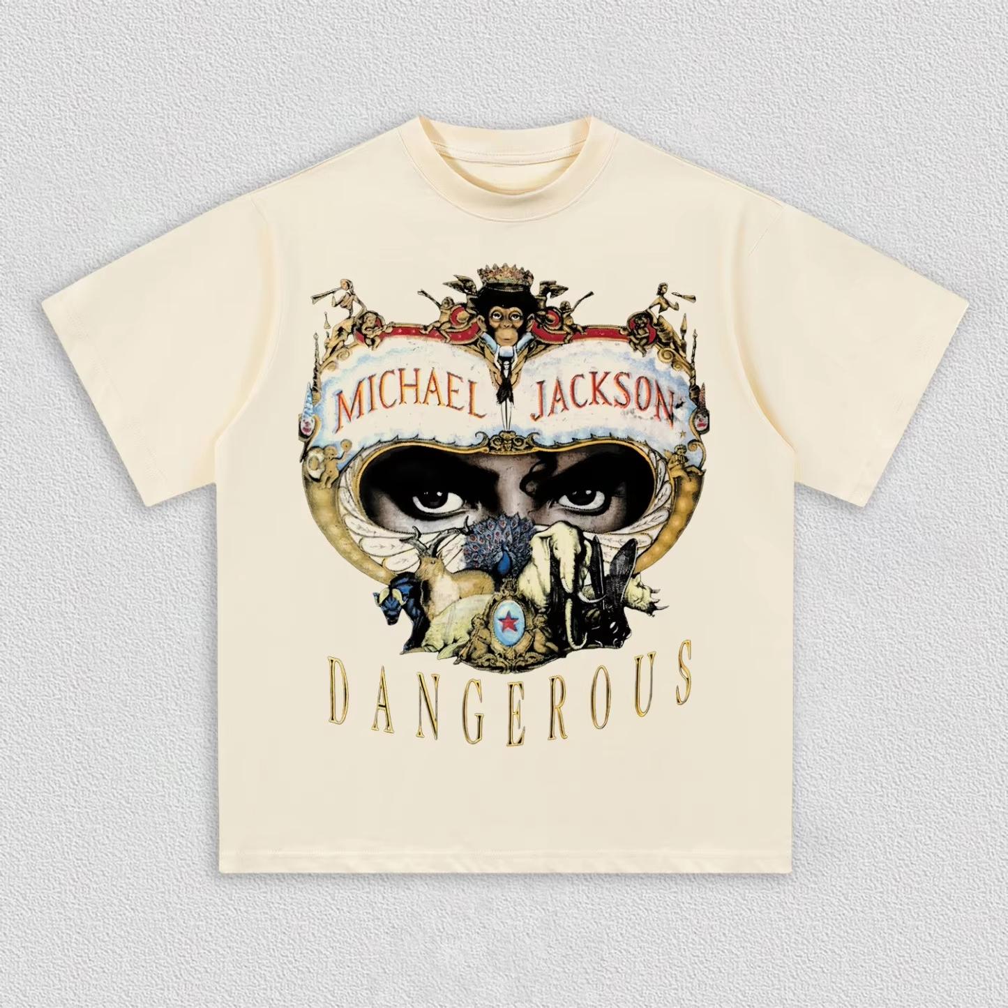 

2026 New Michael Jackson Shirt Vintage 90s Graphic Tee Hip Hop Streetwear T Shirt for Unisexs Womens Fan Gift Casual Top Summer L