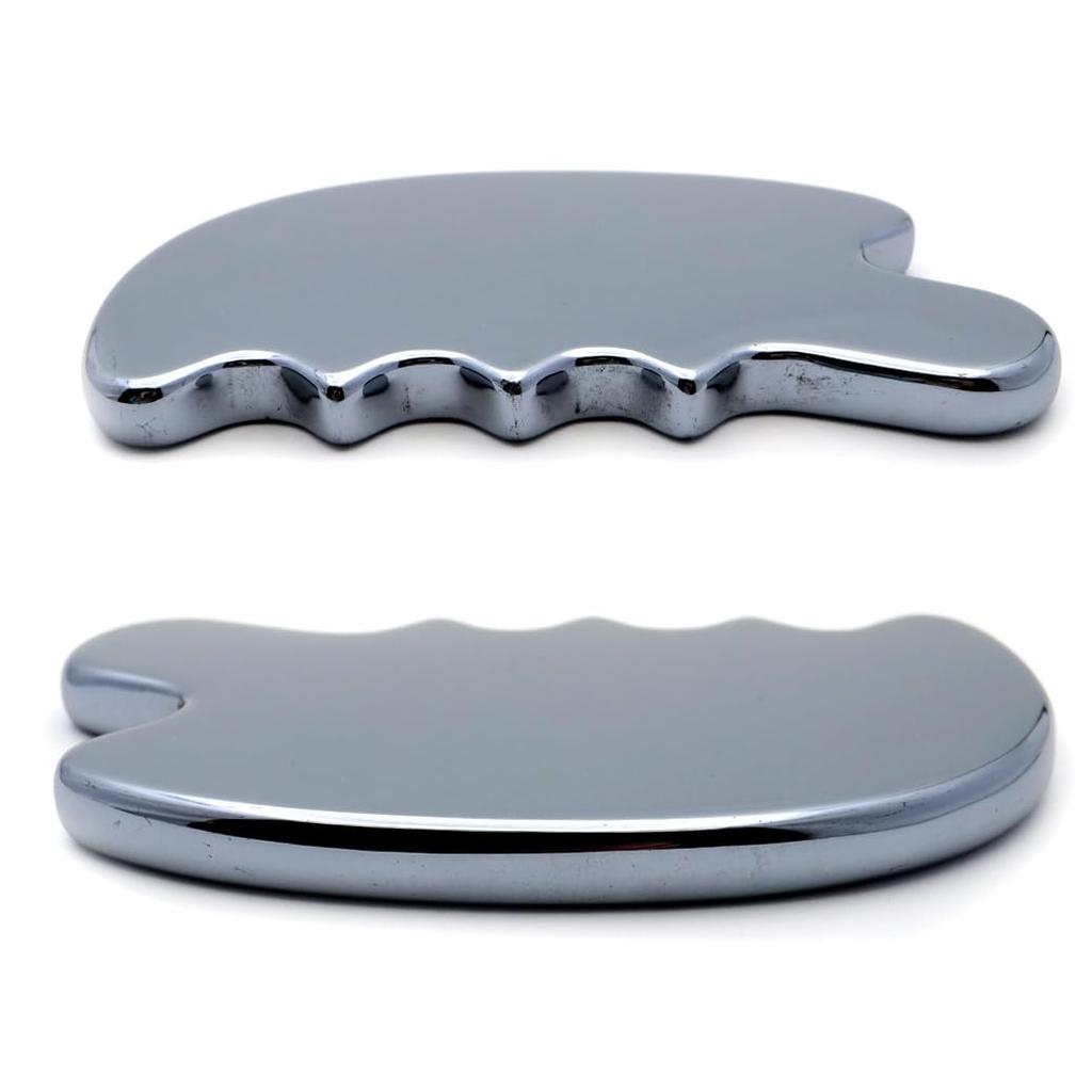 Terahertz Stone Gua Sha Facial Massager (Comb Type) Acupressure Beauty Treatment Terahertz Wave Power Stone Natural Stone