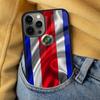 Costa Rica Flag Soft Phone Case for iPhone 17 Air 16e Pro Max 15 Pro 13 14 Plus 11 12 MagSafe Magnetic Coque