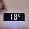 Digital LED Alarm Clock Desktop Table Clock Night Light with Time Temperature Display Backlight Snooze Clock Modern Decor