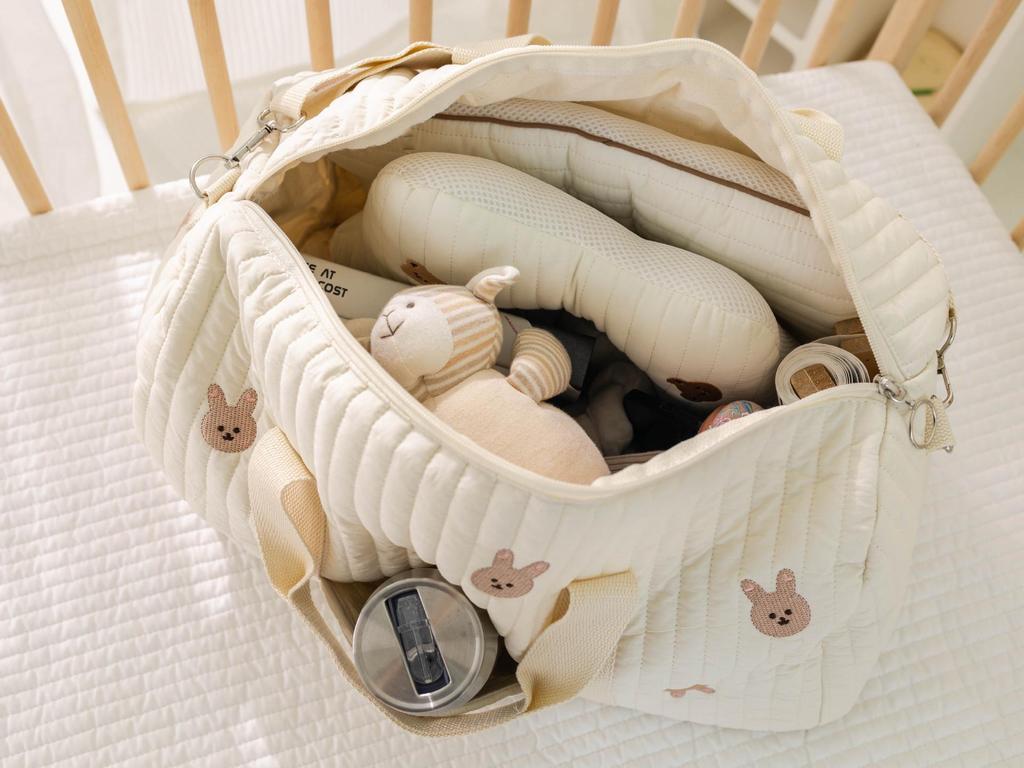 Pastoral Embroidery Travel Bag - Large Capacity, Lightweight, Portable Boston Messenger Handbag