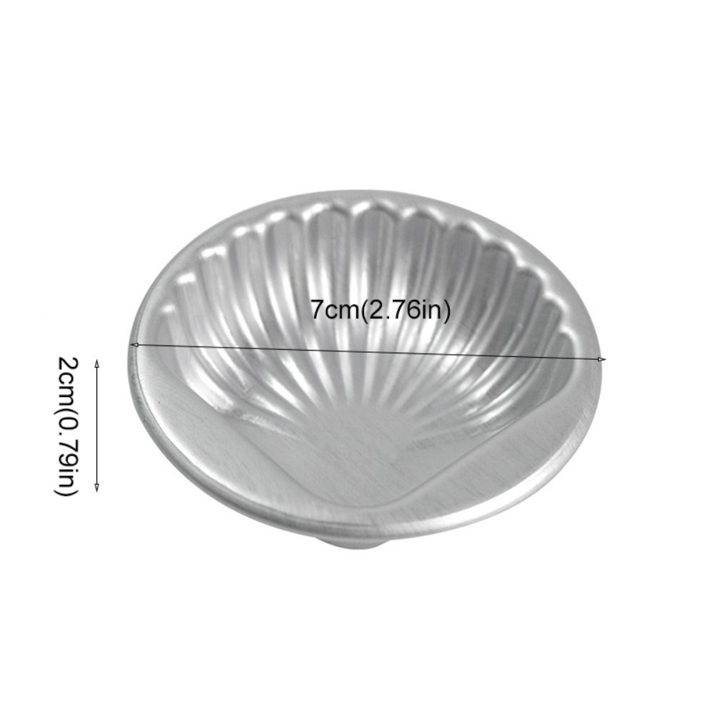 6pcs Easy To Demold Shell Baking Mold Corrosion Resistant Cake Baking Pan Pudding Mold  Jelly