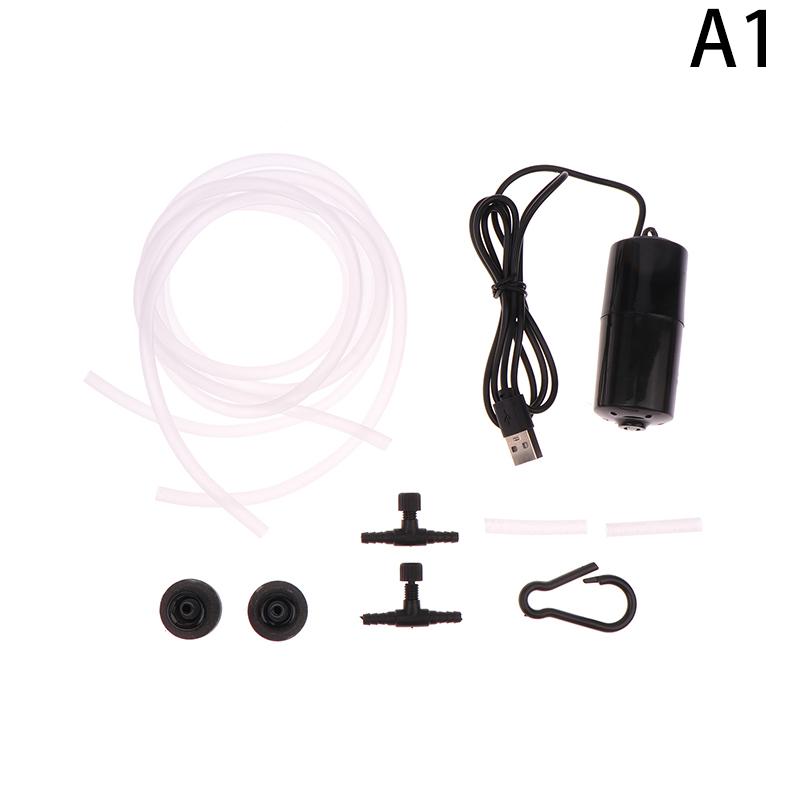 Aquarium Oxygen Air Pump Usb Small Oxygenator For Fish Tank Silent Air Compressor Mini Aerator Portable Fish Tank Accessories