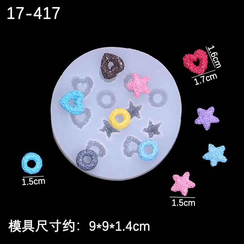

1Pcs 3D Mini Chocolate Cream Doughnuts Silicone Fondant Molds Candle Fudge Wax Melts Molds Berries Chocolate Candy Mold