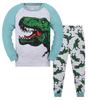 New Kids Dinosaur Cartoon Pajama Set - Children's Homewear
