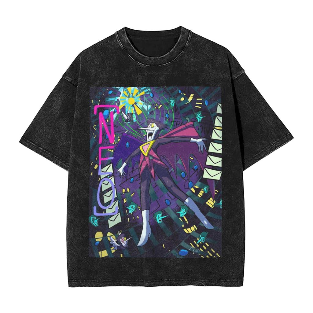 Hip Hop ITs TV Time Funny Tenna Deltarune Chapter Merch T Shirt for Unisex Women  Washed Cotton Tee Shirt Clothing