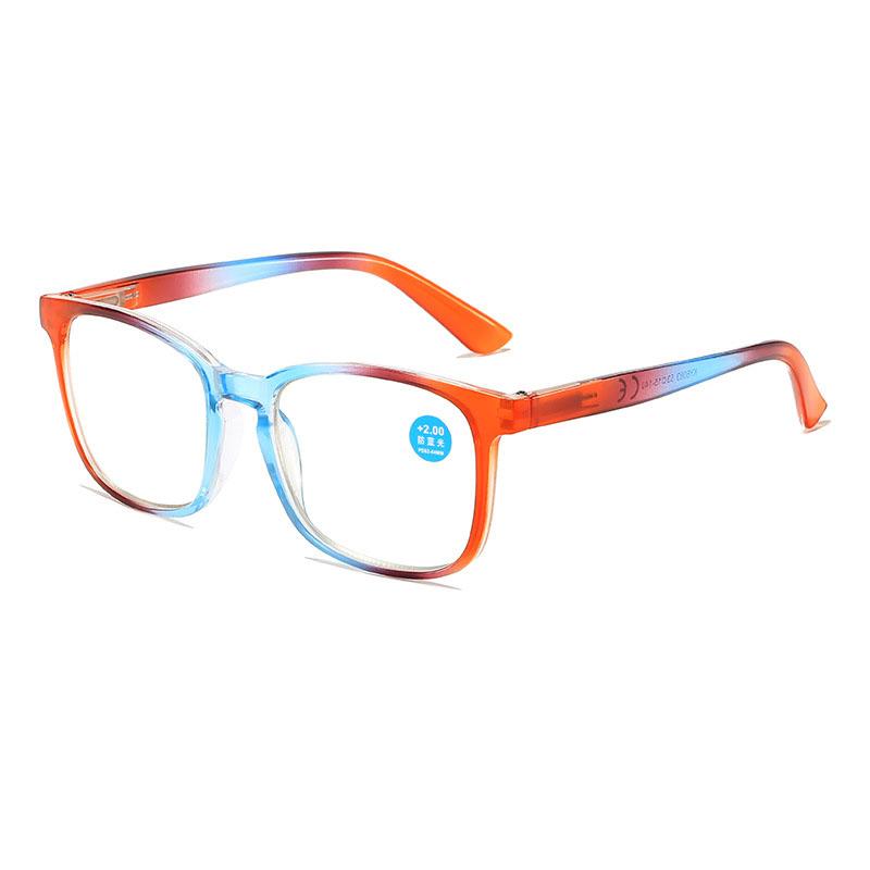 Vintage Rainbow Reading Glasses Women For Men Myopia Customize Prescription Anti Blue Light Blocking Optical Eyeglasses Frames