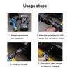 1Set High Hardness Cross Shape Socket Wrench Conversion Connect Rod  for Impact Drivers
