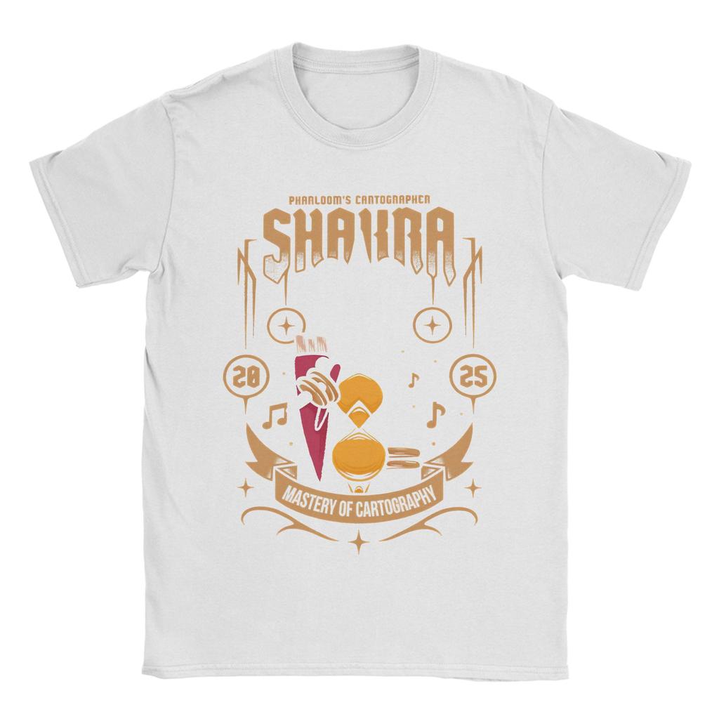 Hollow Knight Silksong Shakra TShirt for Men  Vintage Cotton Tee Shirt Crewneck Short Sleeve T Shirt Party Clothing