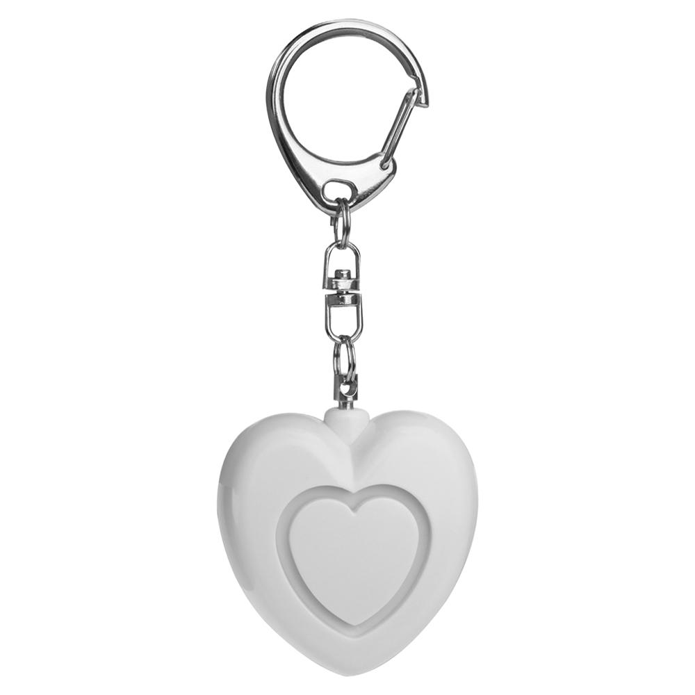 Heart-shaped Portable Emergency Girl Women Security Alarms  Self Defense Alarm Safety Loud Keychain Emergency Alarm Anti-wolf