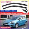 32"+30" Windshield Windscreen Wiper Blades For Citroen C4 Grand Picasso 2006 2007 2008 Front Window Car Accessories