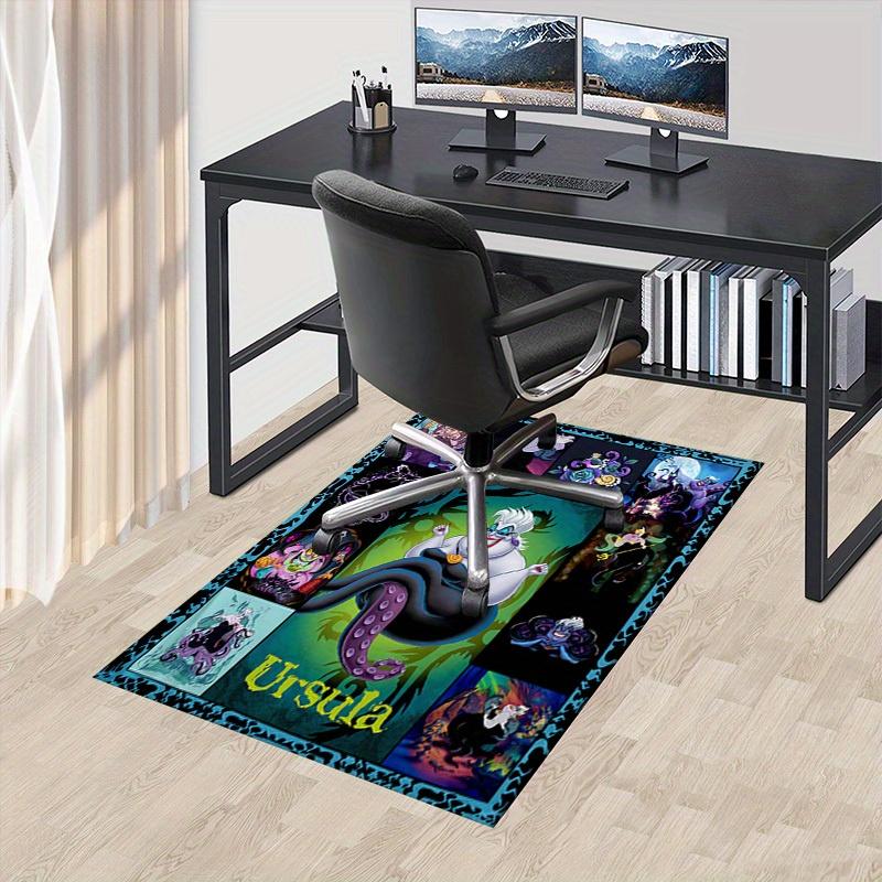 Ursula The Sea Witch Office Carpet, Under Chair Rug, Gift for Disney Fans, Home Decor, Room Decoration, Magical Fantasy Art Print Flooring M 60cm by 90cm