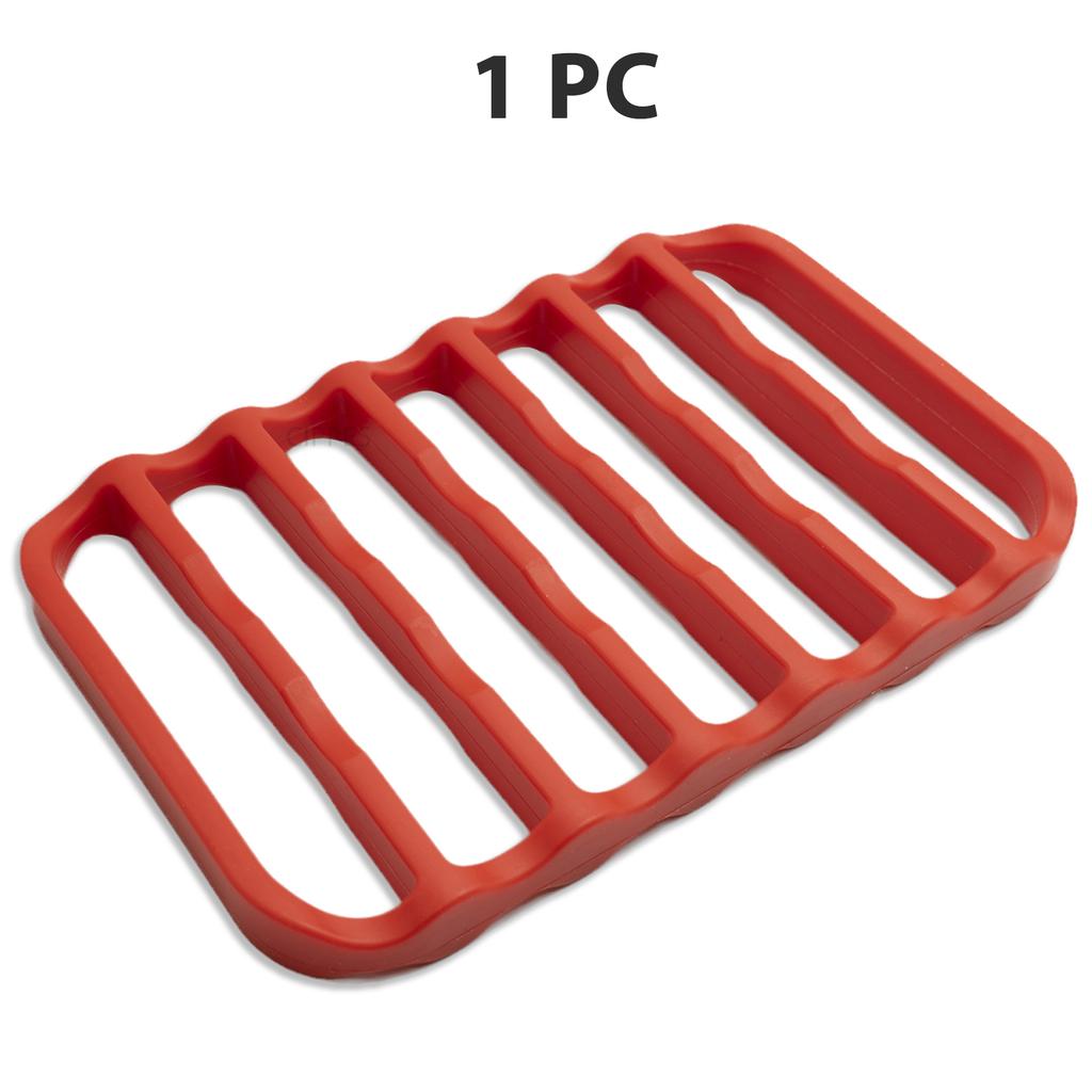 1PC 2PCS Silicone Roasting Rack, for Baking Canning Cooking Steaming, Non Stick, Easy To Clean, Heat Resistant, Cooling Rack