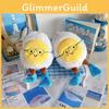 Cute Diving Suit Egg Plush Toy With Pp Cotton Filling For Kids Party Favors