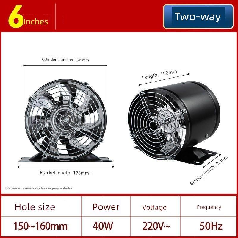 Exhaust Fan Ventilating Fan Kitchen For Home Ventilator High Power Range Hood Exhaust Fan Strong Exhaust Fan Commercial
