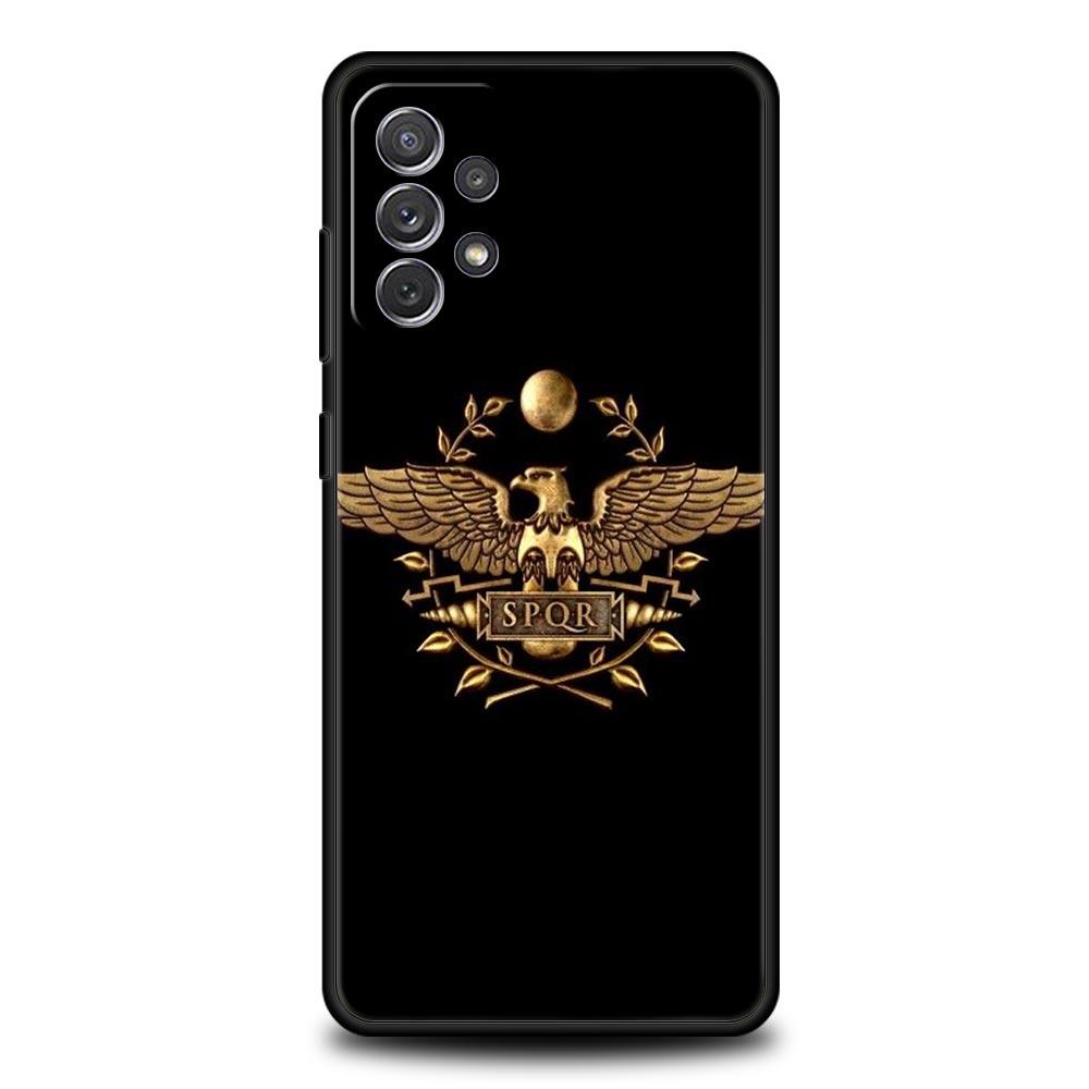 Roman Empire Emblem Phone Case for Samsung A51 A71 A21S A17 A11 A15 A25 A41 A23 A33 A53 A73 A07 A03S A05S A13 A35 A55 5G Cover