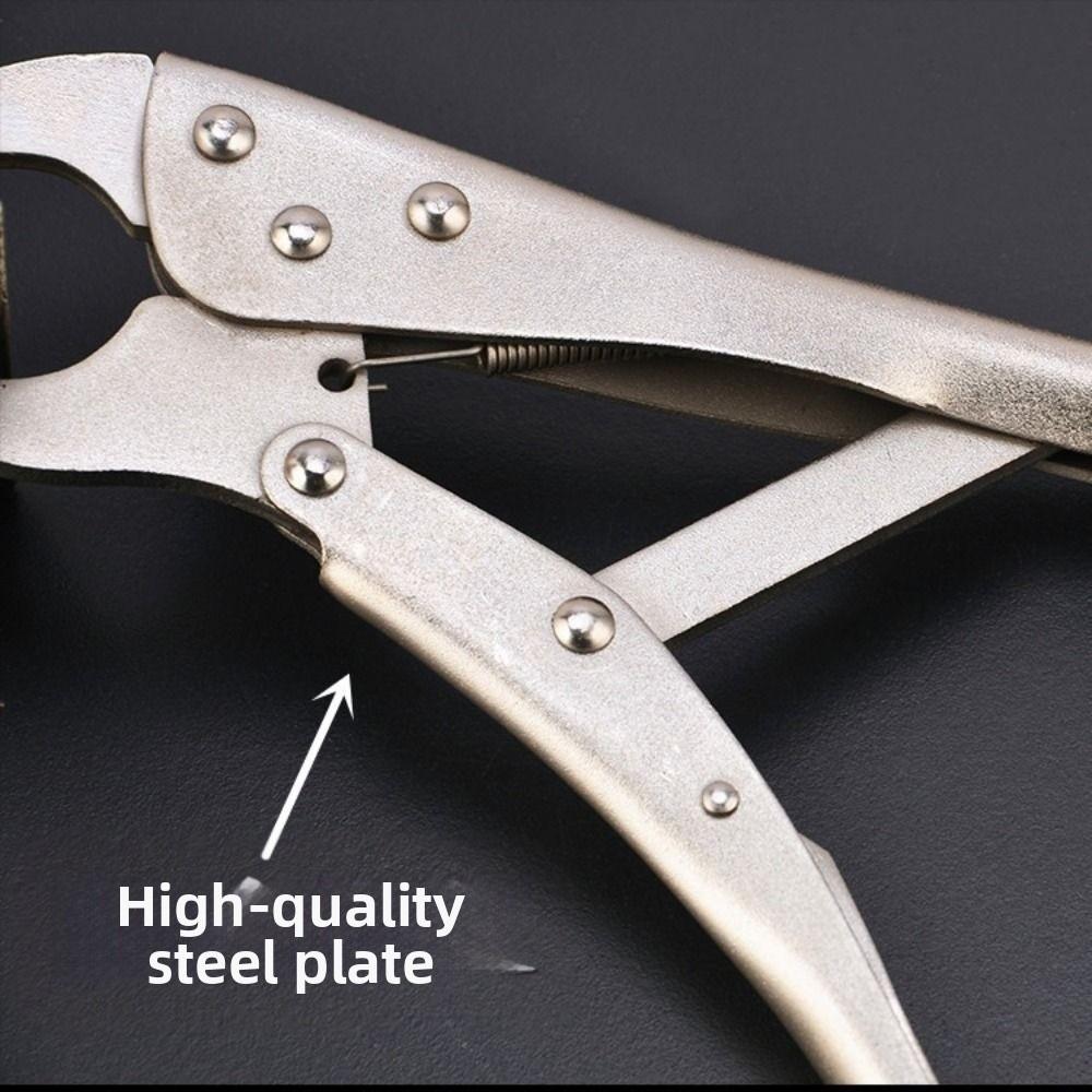 Adjustable Welding Clamp Pliers U-Shaped Jaw Locking Pliers Flat Nose Pliers  Family Emergency