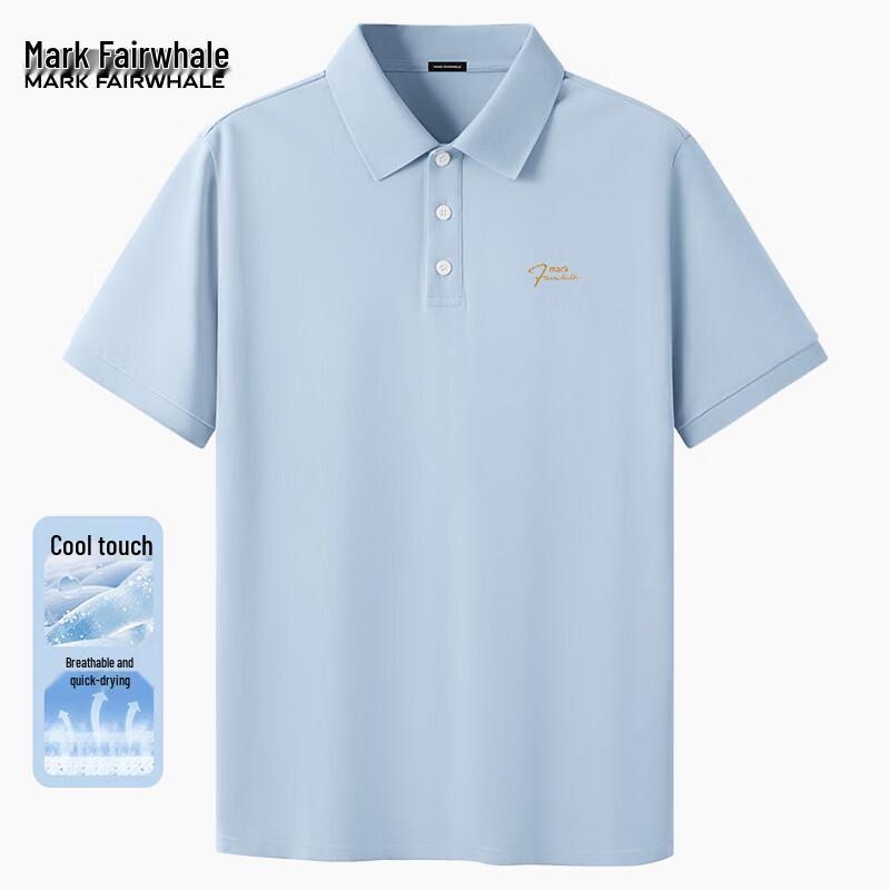 Mark Fairwhale Men's Breathable Quick-Dry Polo T-Shirt