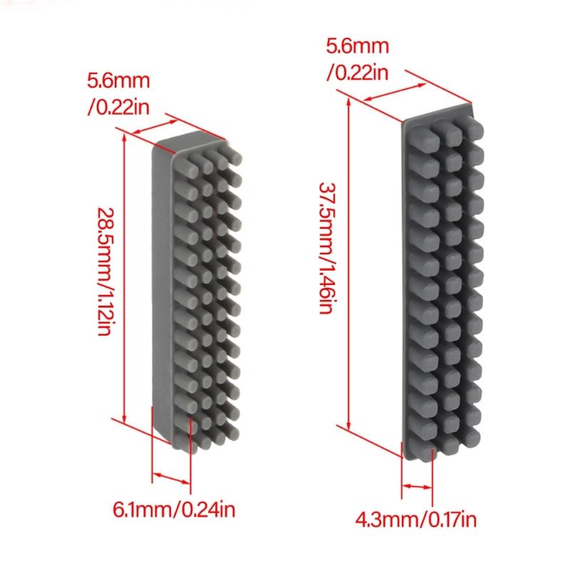 Silikon-Düsenbürsten-Set für Labormini-3D-Drucker, Heißbettservice und verbessert den Druck für optimierte Leistung
