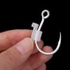 10Pcs Perforated Design Luminous Live Shrimp Fishing Hooks Sea Bass Carbon Steel Hook  Grouper