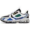 Cushioning Breathable Impact Resistant Low Top Running Shoes Men's White Blue 912025504-1