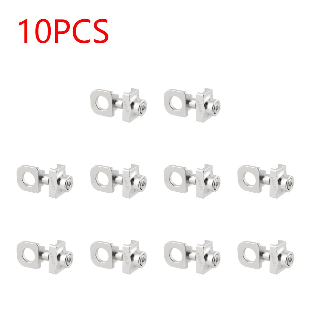 1-10pcs Single Speed Bicycle Chain Tensioner Adjuster Aluminum Alloy Bicycle Chain Fastener Fixed Bike Bolt Screw Accessories