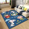 Snoopy Cartoon Anime Carpet for Living Room Bedroom Rug Kids Door Unslip Floor Mat Birthday Gift Photography Props Alfombra Rug