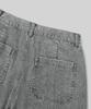 Beodeonteu Corduroy Cut-Out Layered Pants [Gray]