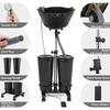 Portable Electric Hair Washing Basin with Water Pump & Double Bucket for Salons