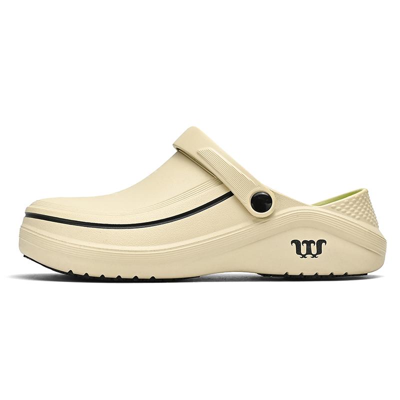 Men Work Chef Shoes Waterproof Oil-proof Kitchen Work Cook Boots Non-slip Ankle Rain Boots Man Hotel Restaurant Safety Footwear